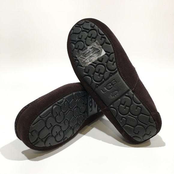 UGG 1101110 Ascot Loafer Lined Slipper -Espresso Suede -Men’s US 9 -NEW